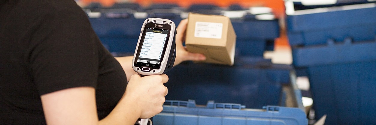 工業激光掃描槍應用于倉庫盤點